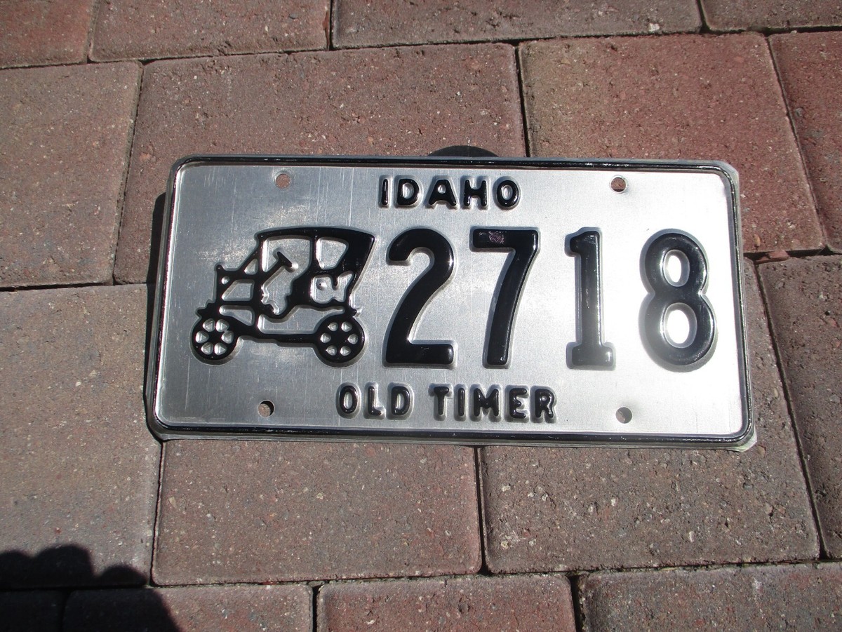 Idaho OLD TIMER license plate # 2718 | eBay