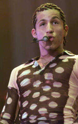 Jody Bernal live onstage at the 2001 TMF Awards in Rotterdam Nethe- Old Photo