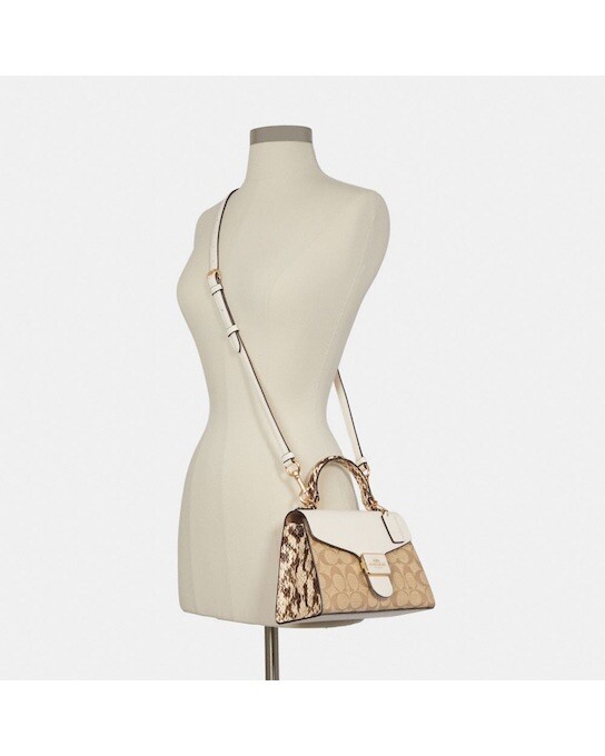 NWT Coach Pepper Satchel In Signature Canvas c1325 $398 | eBay