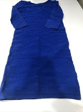 Tees By Tina Cobalt Blue Textured Dress Onesize