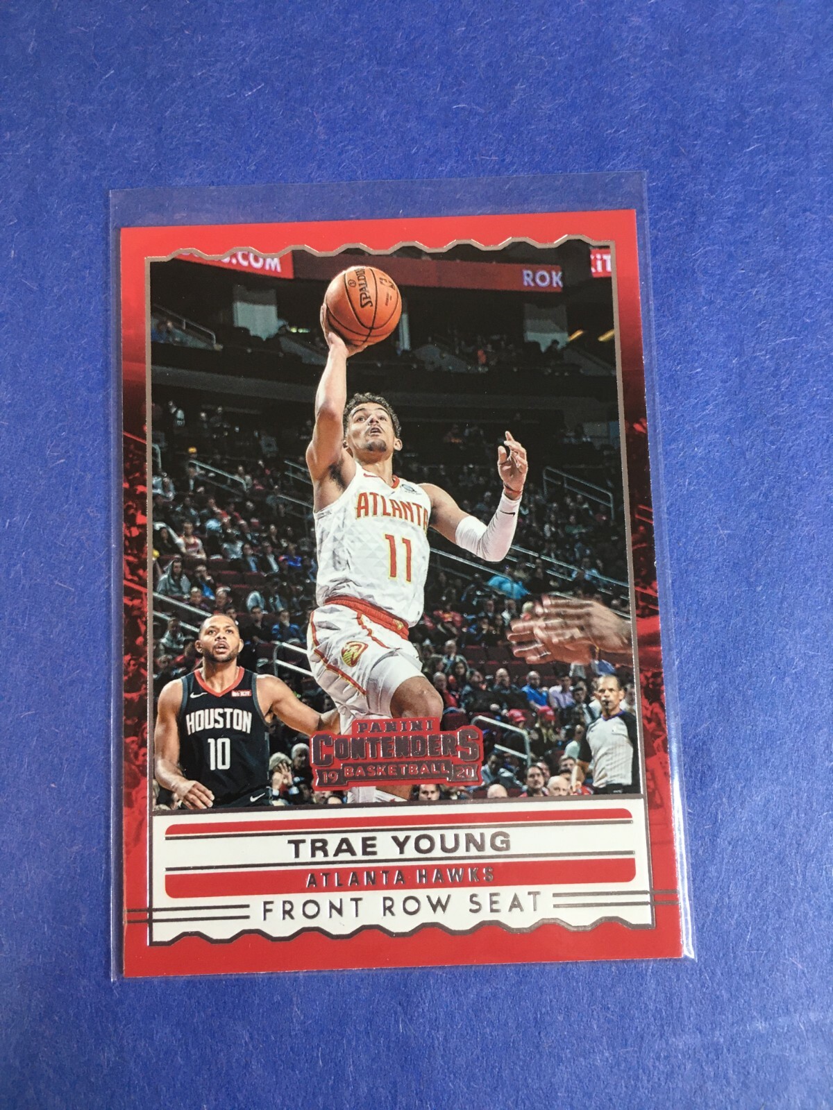 FILA F169 918 2019 20 Panini Contenders Front Row Seat #10 Trae Young