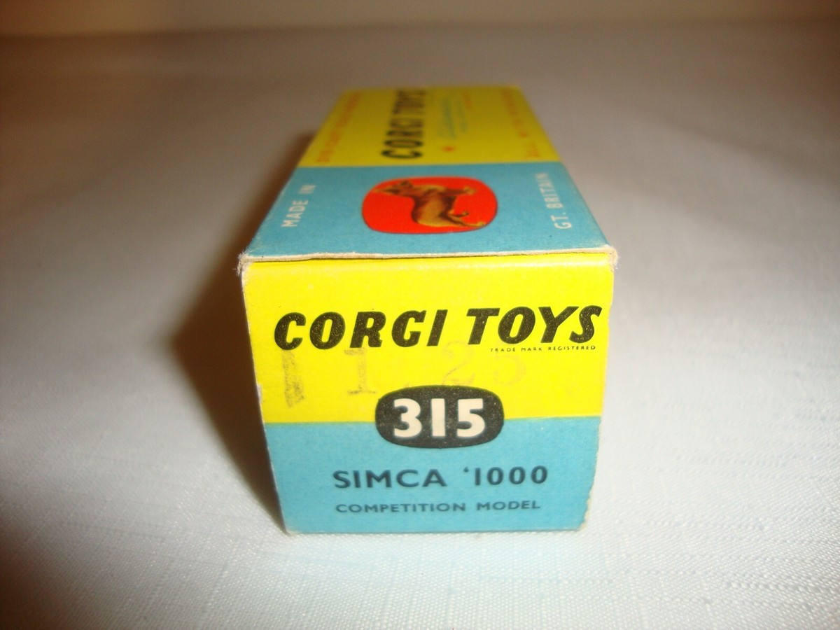 激レア！！CORGI TOYS　コーギートイズ SIMCA1000 シムカ 激レア！！CORGI TOYS コーギートイズ SIMCA1000 シムカ