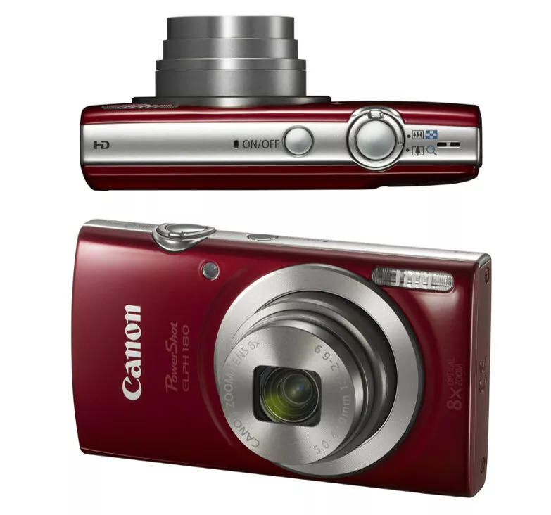 Canon PowerShot ELPH 180 Digital Camera (Silver) 