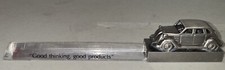 Vintage Toyota Advertising Paper Weight & Magnifier First Car 1936 Model