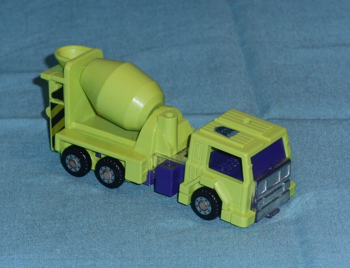 original G1 Transformers constructicon MIXMASTER figure only Devastator ...