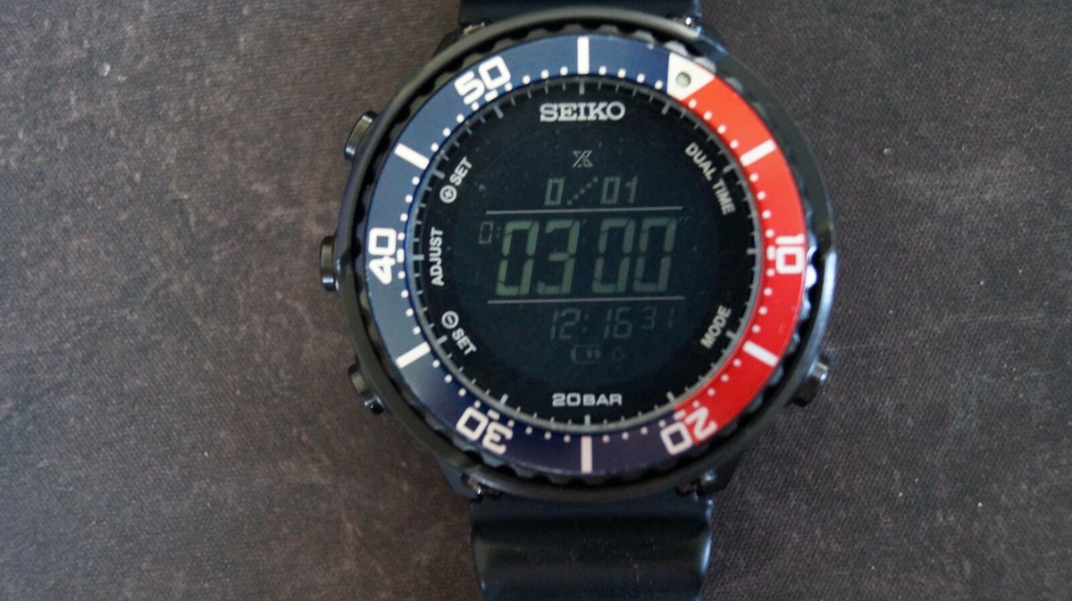 時計 SEIKO PROSPEX lowercase S802 Seiko Prospex Lowercase Field Master SBEP003 Solar S802-00A0 Pepsi