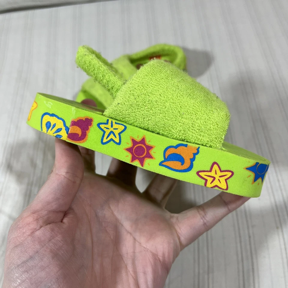 Sandalias de Colección Weebok by Reebok Niño Pequeño Bebé Talla 5 Playa Plataforma Y2K Terry E1 Foto 3 de 4