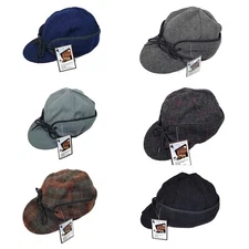 Wyoming Traders Fraser NO Fold Down Ear Flaps Australian Wool Cap Hat