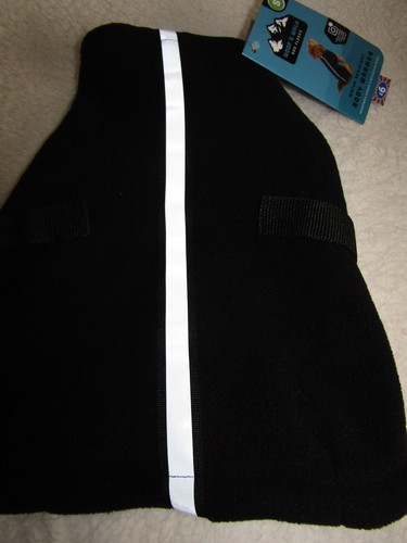 Dog Water Resistant Bodywarmer Fleece With Reflective Stripe Black Small BNWL - Picture 12 of 12