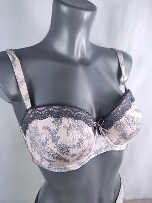 Boux Avenue Pink Mix May Print Balconette Bra Lingerie Underwear All Sizes