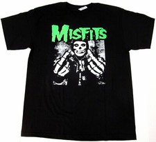 The MISFITS T-shirt Psycho Fiend Skull Danzig Horror Punk Tee Men's New