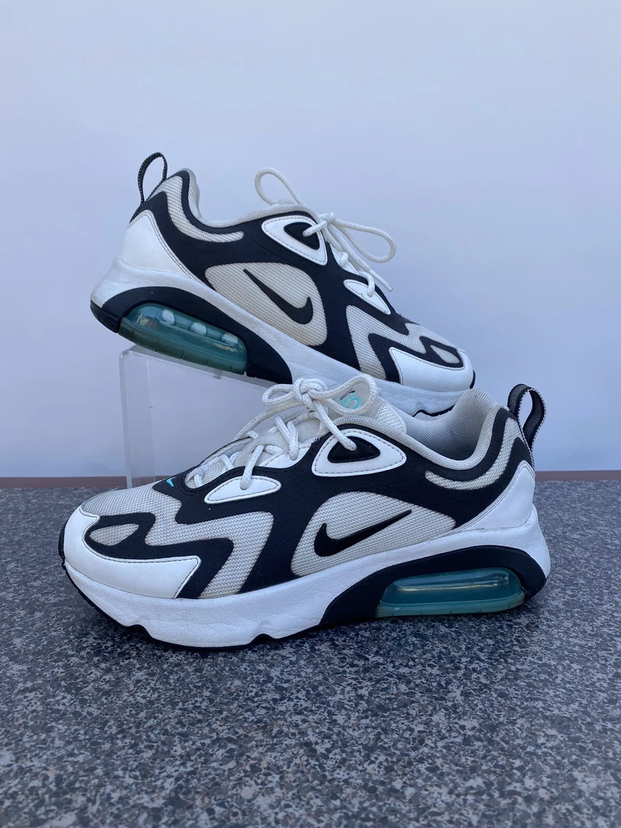 Nike Womens Air Max 200 AT6175 105 White Black Running Shoes