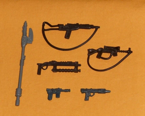 vintage original STAR WARS WEAPONS PARTS LOT #35