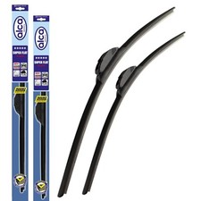 Fits Audi A3 2005-2012 Alca Font Wiper Blades ASF24''19'' Pinch Tab Fit