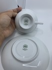Rosenthal Continental White Background Platinum Footed Cups/Saucers — photo 7