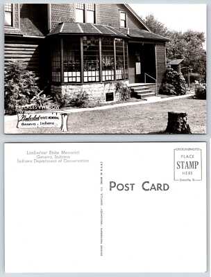 Geneva Indiana LIMBERLOST SATE MEMORIAL RPPC Postcard P790