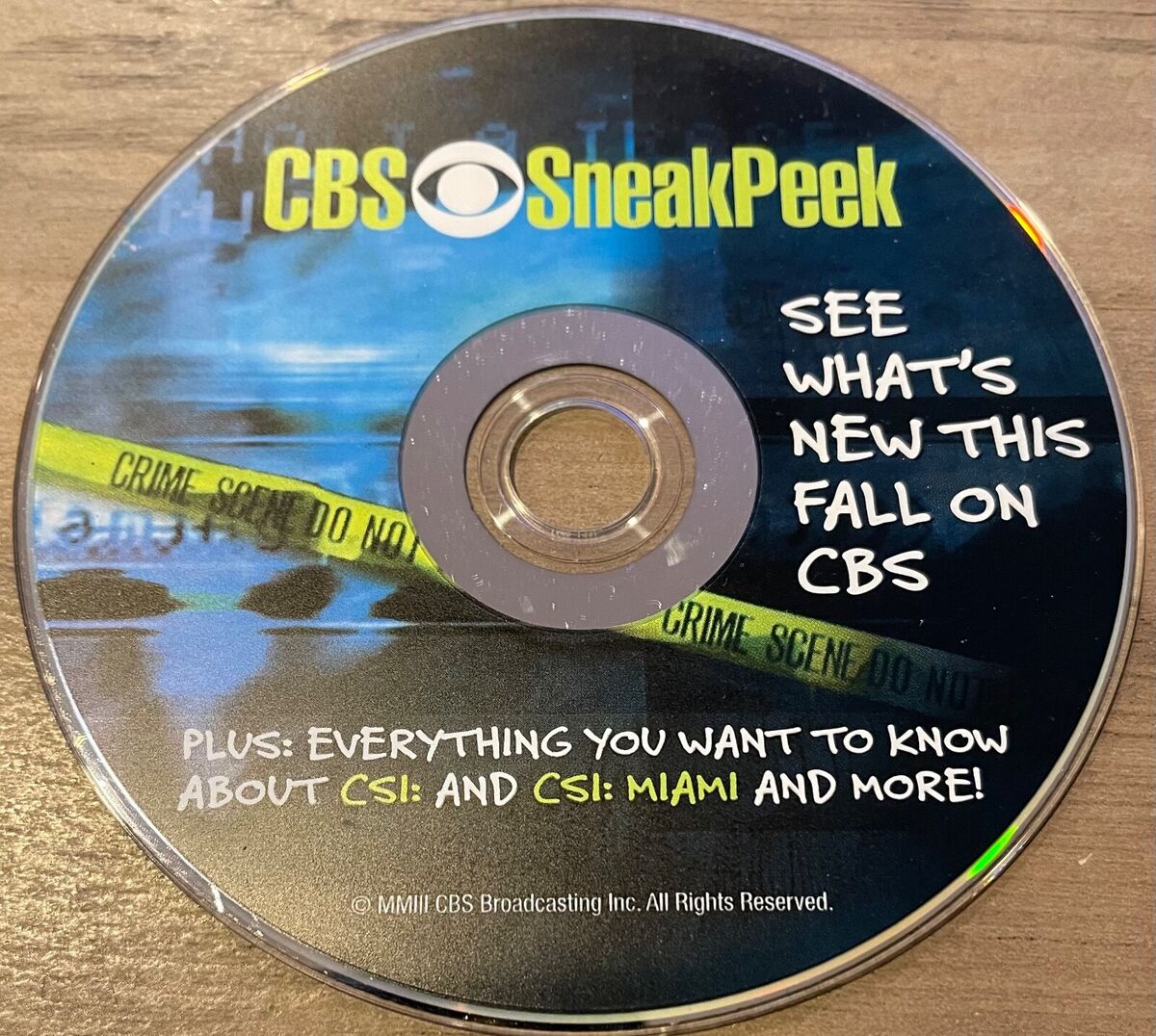 シャドー [DVD] CBS Sneak Peak 2003 Blockbuster Promo DVD CSI, Two And A