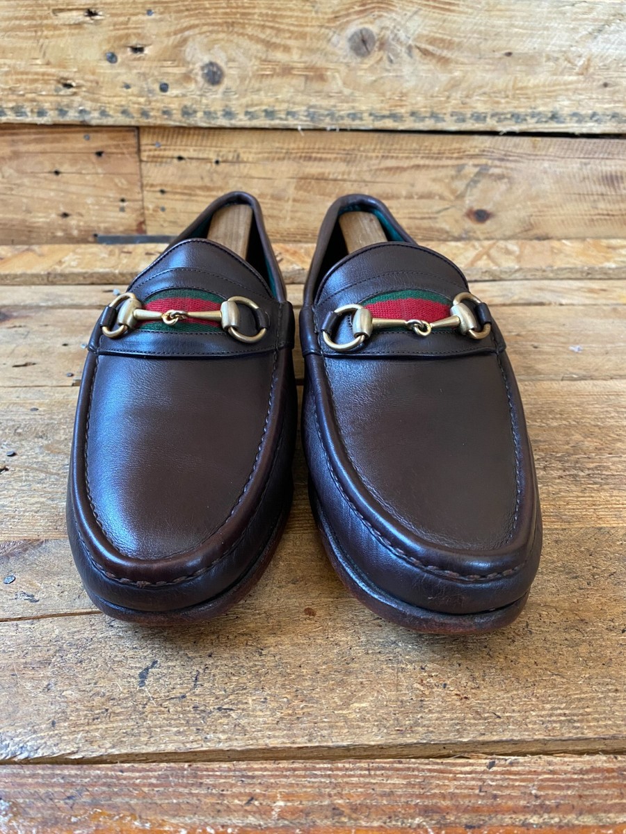 Gucci horsebit vintage tomford era three stripes brown Gucci horsebit vintage tomford era three stripes brown
