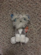 Ty Beanie Boos - WHISKERS the Schnauzer Dog 6 Inch With Tags