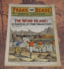 FRANK READE WEEKLY MAGAZINE #95 SUBMARINE SEARCH SCI FI  FRANK TOUSEY DIME NOVEL