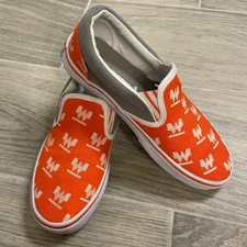 WHATABURGER Orange White Grey Loafers