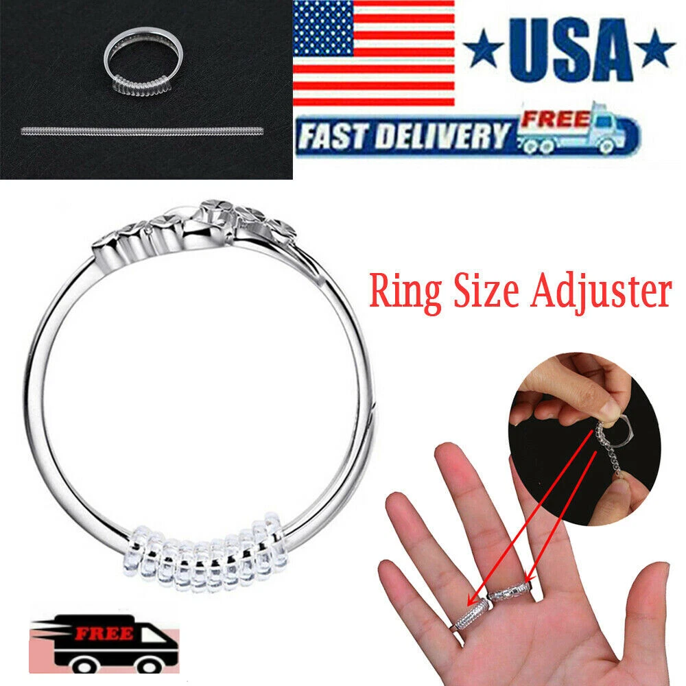 Ring Adjuster for Loose Rings, Ring Size Adjuster 3mm for Men and Women