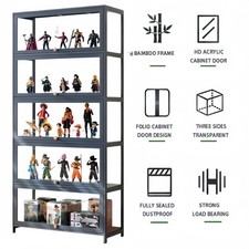 Vitrine Sammlervitrine Vitrinenschrank Acrlyvitrine /LED Beleuchtung Acryl DE