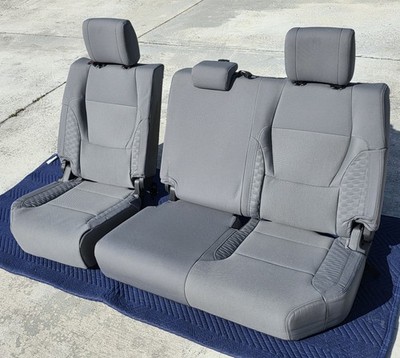 2022-2026 Toyota Tundra Crew Max Rear 60/40 Split bench seats OEM SR5 gray cloth