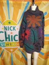 Susan D 80s Oversized Sweater Wool Blend EVC Plus Size