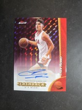 2024-25 Topps Finest Tyler Herro Flashback Red Geometric Auto /10 - Heat
