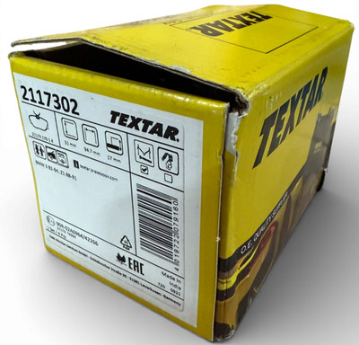 TEXTAR Bremsbeläge Satz Scheibenbremse 2117302 E1 geprüft