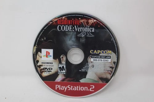 Resident Evil Code: Veronica X Sony Playstation 2 PS2 Disc Only