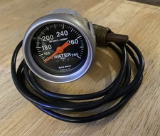 AUTO METER  2-1/16" WATER TEMP  140-280 °F 6 FT.  MECHANICAL  SPORT-COMP 3331