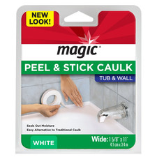 Tub and Wall Peel and Caulk Strip - Create a Tight Seal between the Bathtub and