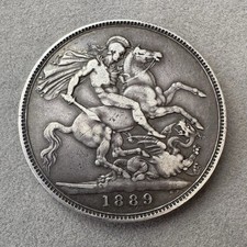 1889 One Crown - Queen Victoria