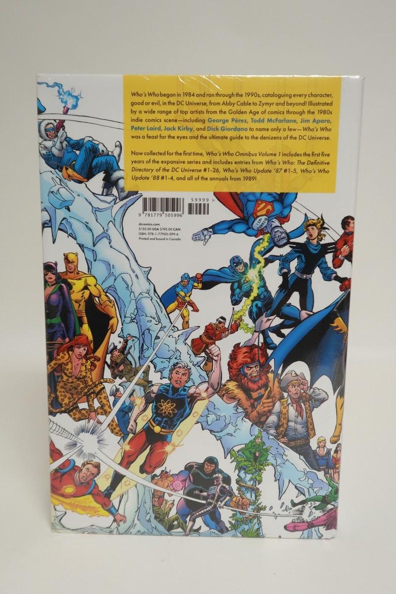 DC Comics Who's Who Omnibus Volume #1 Hardcover Batman Superman