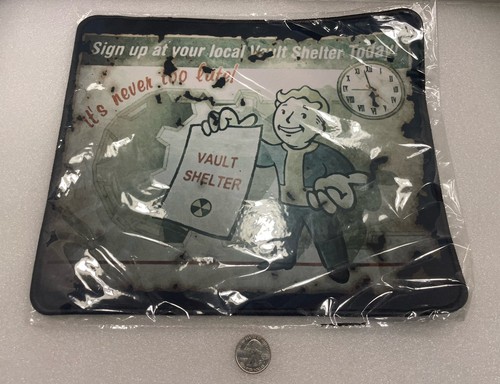 Fallout Vault Shelter Vault Boy Computer Mousepad