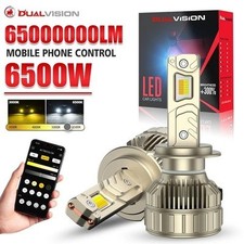 LED Headlight Bulbs H7 H11 HB3 HB4 Colour Temperature 3000K-6500K