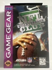 NFL Quarterback Club Football (Sega Game Gear, 1994) Brand New & Sealed