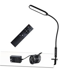 Clamp Lamp, Ultra Bright Clip on Light, CRI 95,18W, 3000 LMS, 3 Color Ink Black