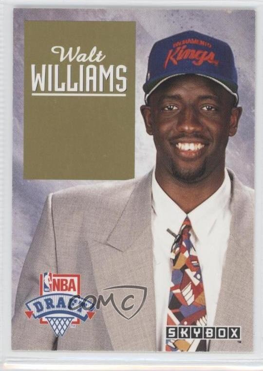 1992-93 Skybox Draft Picks Walt Williams #DP7 Rookie RC 0b1