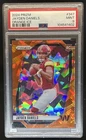 2024 Panini Prizm Jayden Daniels RC Orange Ice Rookie #347 Commanders PSA 9