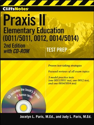 CliffsNotes Praxis II Elementa - VERY GOOD