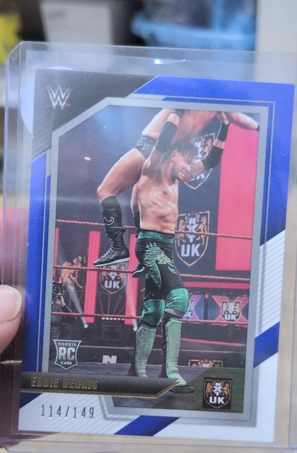 #114/149 - 2022 Panini WWE NXT - Eddie Dennis #38 Blue (RC)