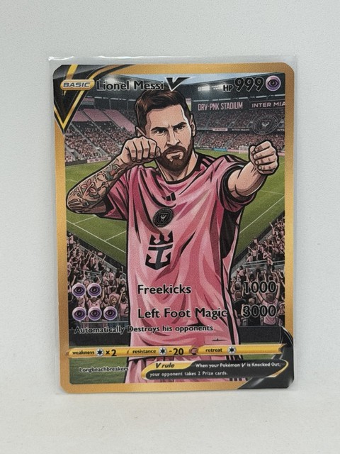 Lionel Messi Pokémon Card Argentina Full Art