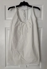 Wild Fable Woman’s Size XXS White Strapless Mini Dress With Pockets Tie Neck NWT