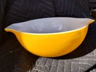 PYREX Vintage Yellow Cinderella Nesting Mixing Bowl 443 2 1/2 QT-Made In USA