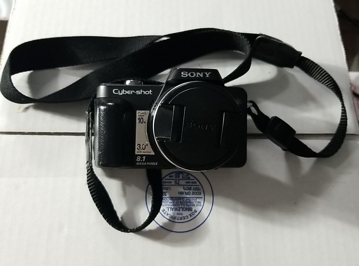 Sony Cyber-shot DSC-H10 8.1MP Digital Camera - Black