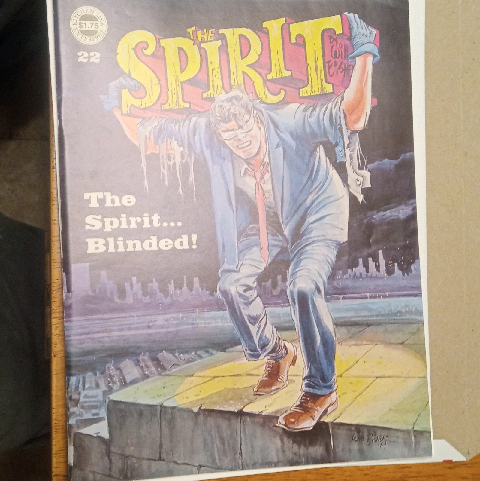 The Spirit #22 Will Eisner "The Spirit... Blinded!" Color Single Issue Comic