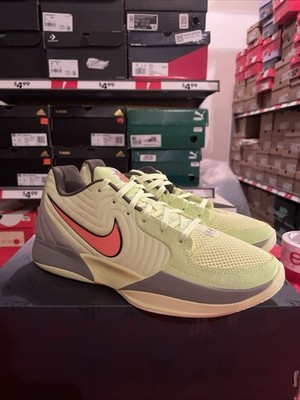 Nike Ja 2 Twelve Time Mens Size 8.5 Light Lemon Twist Total Orange
